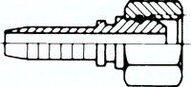 Złącze hydrauliczne do węży, DKF (proste), M 24x1,5 (16,75)