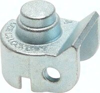 Adapter, rozmiar 1, do zamykania rączek ze stalowego płaskownika