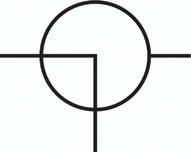 Zawór kulowy 3-drogowy z PVDF G1/2, PN10, poziomy