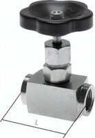 Zawór odcinający iglicowy hydrauliczny G 1", PN200, stal nierdzewna 1.4571