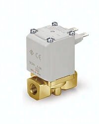Elektrozawór 2/2, sterowany bezpośrednio, N.C., 3/8 G, do wody, seria VX2 (VX232DLAXB) - SMC