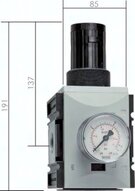 Reduktor ciśnienia, FUTURA, G3/4 0,5-10 bar