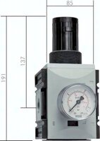 Reduktor ciśnienia FUTURA G 1", 0,2-4 bar, wielkość 4
