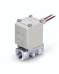 Elektrozawór 2/2, sterowany bezpośrednio, G1/4, do wody, seria VX2 (VX222HGKXB) - SMC