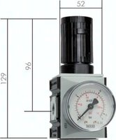 Reduktor ciśnienia FUTURA, G1/4 0,2-4 bar