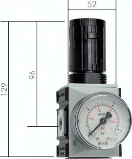 Reduktor ciśnienia FUTURA, G1/4 0,5-10 bar, Standard