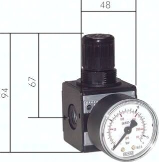 Reduktor ciśnienia MULTIFIX, G1/4, 0,5-10 bar