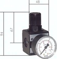 Reduktor ciśnienia MULTIFIX, G1/4, 0,5-16 bar, precyzyjny