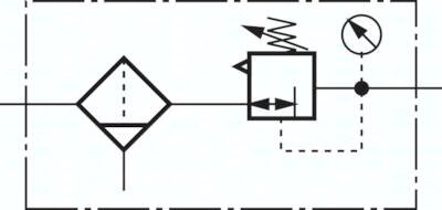 Filtroreduktor do sprężonego powietrza MULTIFIX G3/4, 0,5-16 bar, wielkość 4