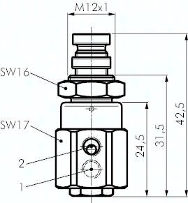 Reduktor mikro M 5, 0,2-2 bar