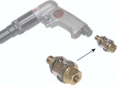 Smarownica do narzędzi pneumatycznych Rp 1/4"-R 1/4"