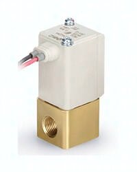 Elektrozawór 2-portowy do wody i powietrza, kompaktowy, sterowany bezpośrednio, seria VDW10/20/30 (VDW12GA) - SMC