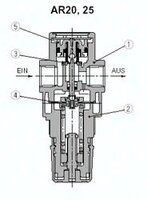 Zawór (AR30P-410S) - SMC