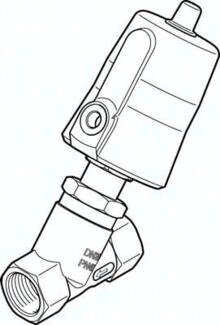 Zawór kątowy VZXF-L-M22C-M-A-G34-180-M1-V4V (3539748), Festo 