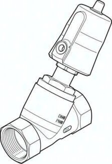 Zawór kątowy VZXF-L-M22C-M-A-G112-350-M1-V4 (3539930), Festo 