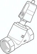 Zawór kątowy VZXF-L-M22C-M-A-G2-450-M1-V4V4 (3540147), Festo 