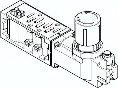 Płyta regulatora VABF-S2-2-R1C2-C-10 (555772) serii VABF - Festo