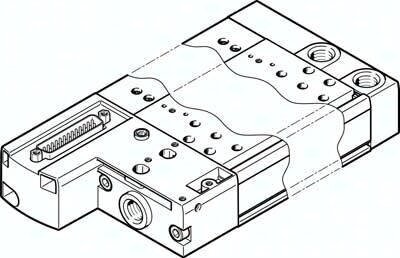 Listwa przyłączeniowa VABM-C8-12E-G14-2-M1-L (1361863) serii VABM - Festo