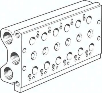 Blok przyłączeniowy PRS-ME-1/8-6 (33410) serii PRS - Festo