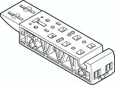 Płyta przyłączeniowa VABS-C8-12XB-QX-DB (1236028) serii VABS - Festo