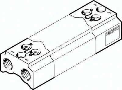 Blok przyłączeniowy CPE10-3/2-PRS-1/4-7-NPT (550606) serii CPE10 - Festo