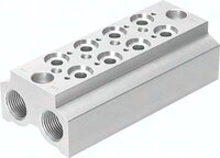 Blok przyłączeniowy CPE14-3/2-PRS-3/8-4-NPT (550612) serii CPE14 - Festo