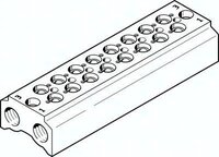 Blok przyłączeniowy CPE14-3/2-PRS-3/8-8-NPT (550616) serii CPE14 - Festo