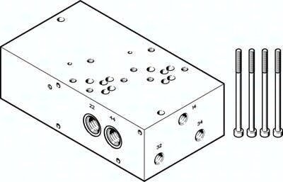 Płyta przyłączeniowa VABP-S1-1V1G-G14-2 (2614860) serii VABP - Festo