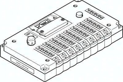 Interfejs elektryczny CPV18-GE-DN3-8 (546202), Festo 