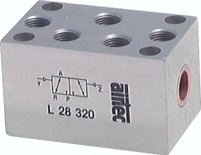 Zawór pneumatyczny 3/2 G1/8, bistabilny, ATEX