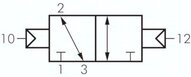 Zawór pneumatyczny 3/2 G1/8, bistabilny, ATEX