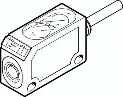 Czujnik refleksyjny SOEL-RSP-Q20-PP-K-2L-TI (537760), Festo 