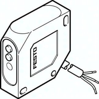 Czujnik refleksyjny SOEL-RTH-Q50-NA-K-3L (537778), Festo 