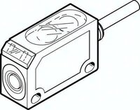 Czujnik refleksyjny SOEL-RTH-Q20-PP-K-2L-TI (537729), Festo 