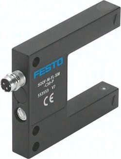 Zapora świetlna widełkowa SOOF-M-FL-SM-C30-N (553554), Festo 