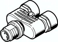 Złączka wtykowa NEDU-L2R1-V10-M12G5-M12G5, Festo