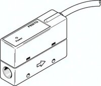 Czujnik przepływu SFET-F500-L-W18-B-K1 (538533), Festo 