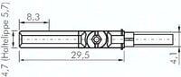 Trójnik z wylacznikiem cylindrowym, 3-Leiter-Reed-Sensor