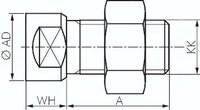 Silownik dwustronnego dzialania ISO 21287., 32, skok 15 mm