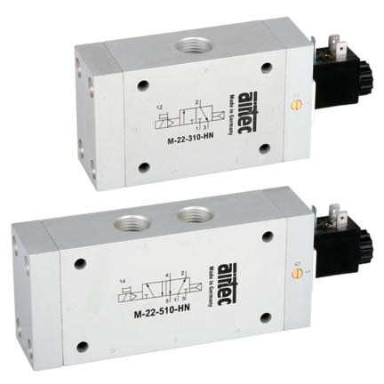 Elektrozawór 5/2 G1/2, 24V DC, bistabilny, M-22 412