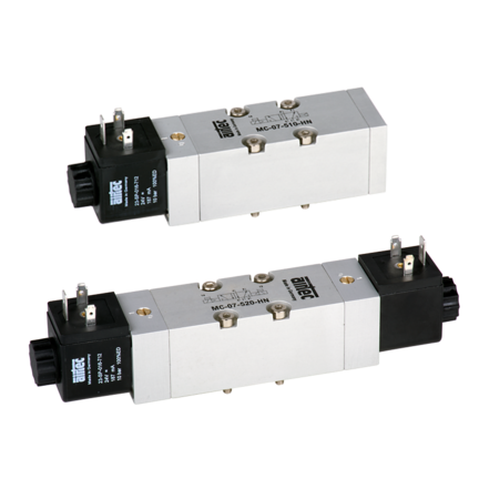 Elektrozawór 5/2, bez wtyczki i cewki, MC-07 500