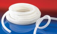 Wąż poliuretanowy odporny na ścieranie, ciśnieniowy wzmocniony oplotem z tkaniny NORFLEX® PUR 441 FOOD średnica wewn. 8 mm dł. 50 m