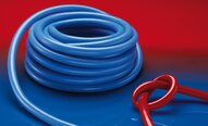 Wąż silikonowy ciśnieniowy wzmocniony opl.z tkaniny NORFLEX® SIL 448 średnica wewn. 5 mm dł. 25 m