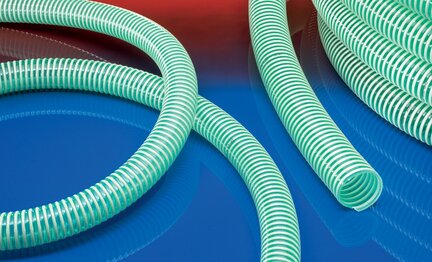 Wąż PVC, ciężki, elast. w niskiej temp. (do -25°C) NORPLAST® PVC 379 GREEN SUPERELASTIC średnica wewn. 40 mm dł. 50 m