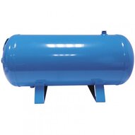 Zbiornik ciśnieniowy poziomy 5000 litrów, 12 bar, niebieski - CSC Baglioni