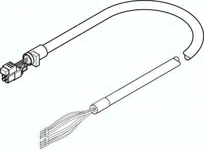 Kabel silnika NEBM-T1G8-E-5-Q7N-LE8-1 (8085948) serii NEBM - Festo