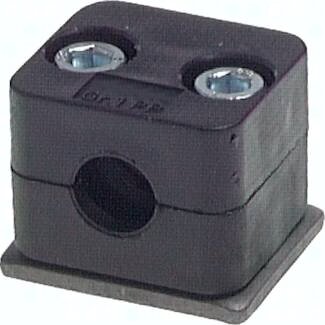 Obejma do rur, wersja lekka, 18mm, wersja konstr. 2