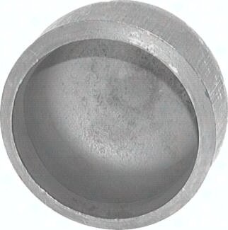 Zaślepka hamburska, 508x3,0mm, DIN 28011/2617, stal nierdzewna