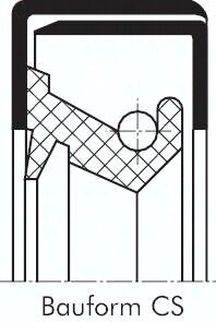 Falowany pierscien uszczelniajacy promieniowy. NBR (72A), 60,0x80,00x12,0mm, CS