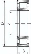 Lozysko waleczkowe-walcowe, DIN 5412, 130x280x58mm, konstrukcja NUP